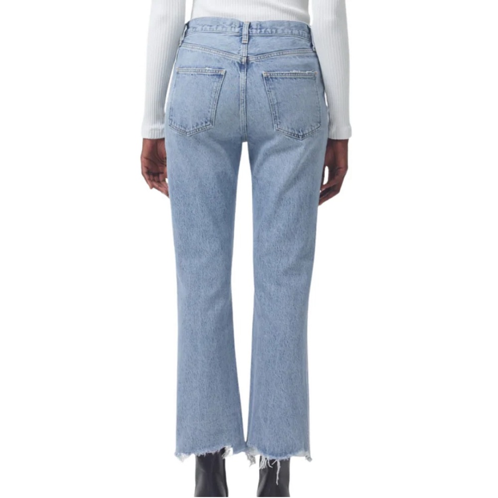 Agolde Relaxed Bootcut Jeans in Curio Wash Size 25 - Picture 5 of 13